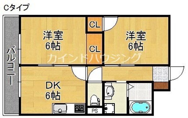 住ノ江駅 徒歩8分 10階の物件間取画像